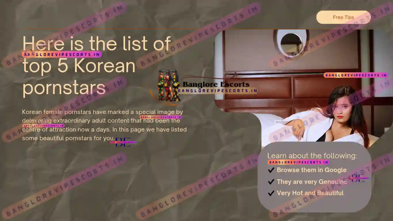 Top 6 Korean Pornstar
