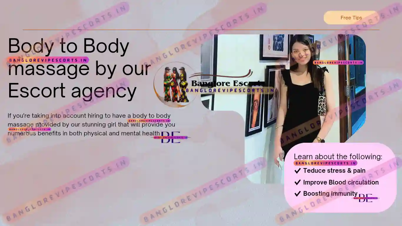 Book escort for body to body massage
