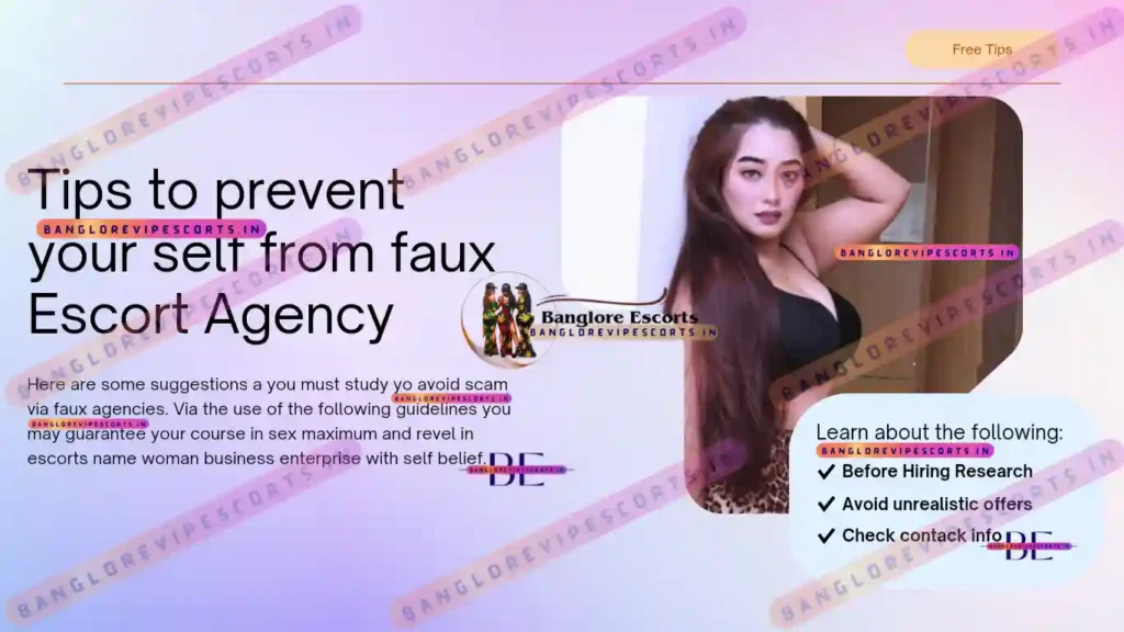 Steps to avoid fake escort agency