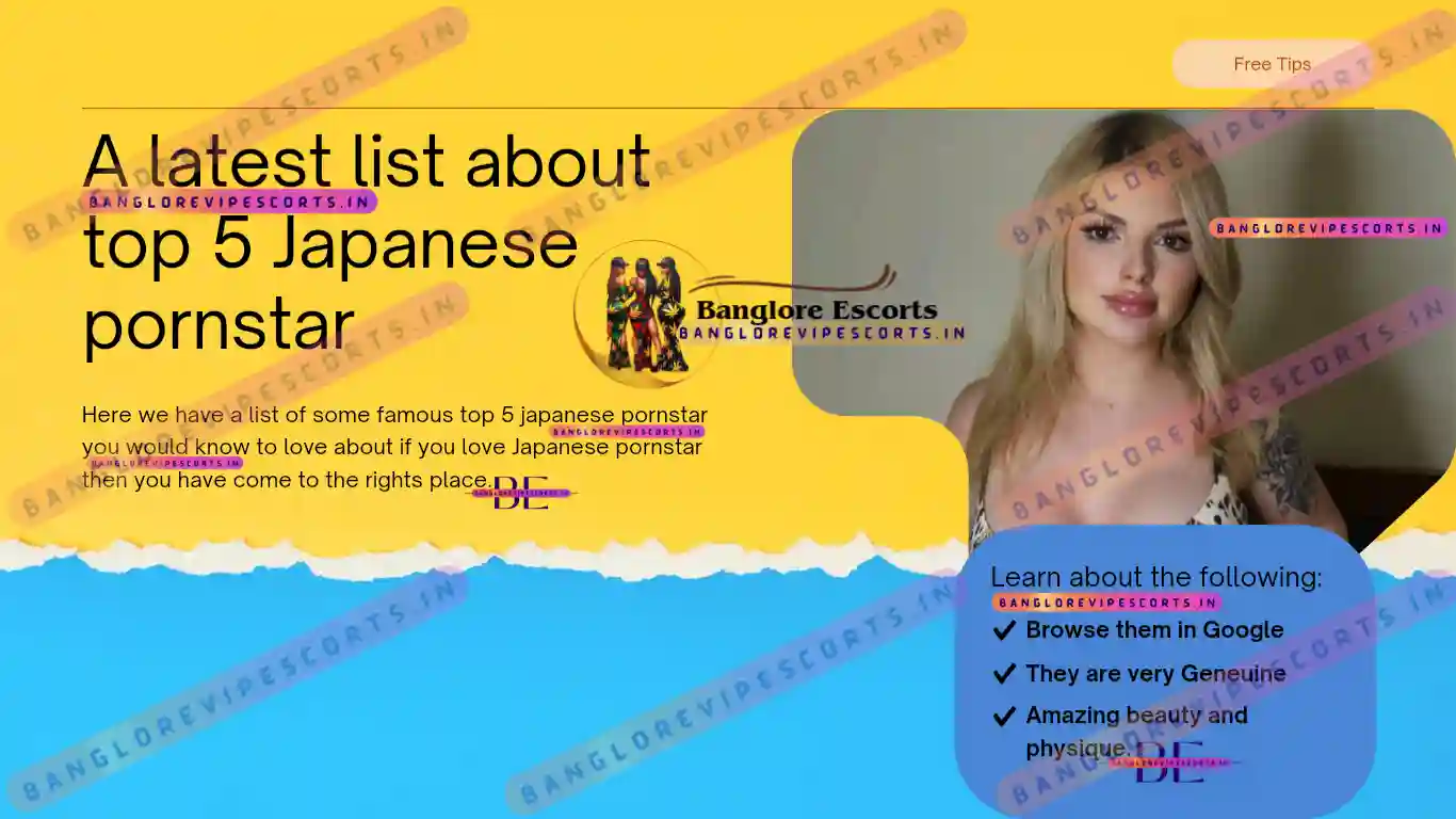 Top 6 Japanese Pornstar