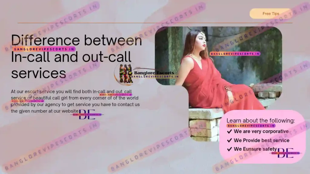 Difference between Incall and outcall service