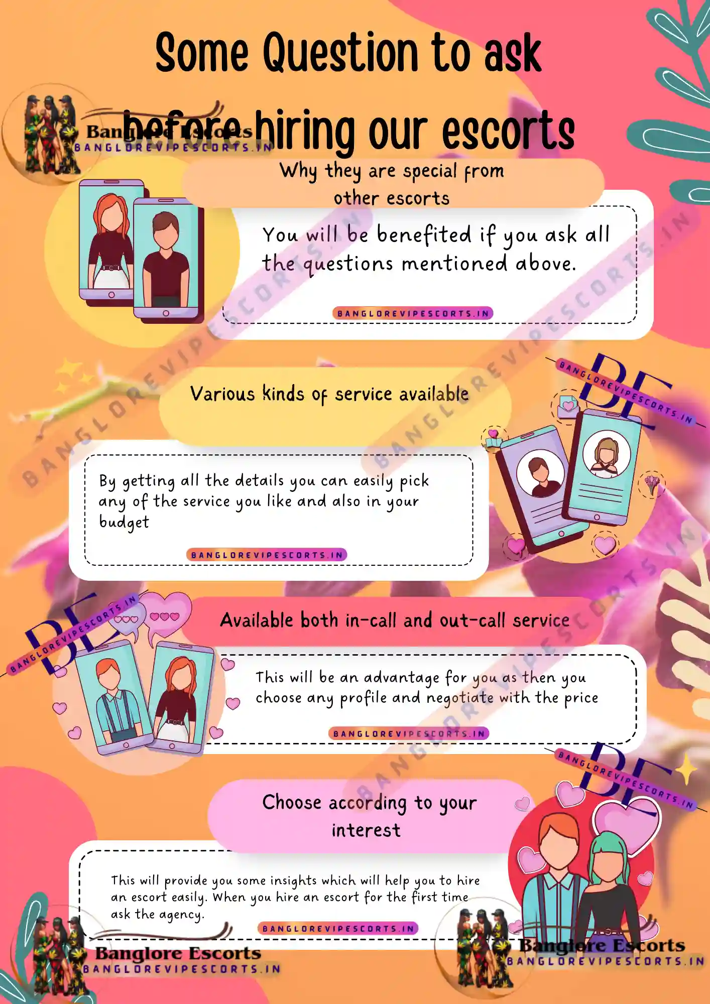 Questions to ask before hiring an escort