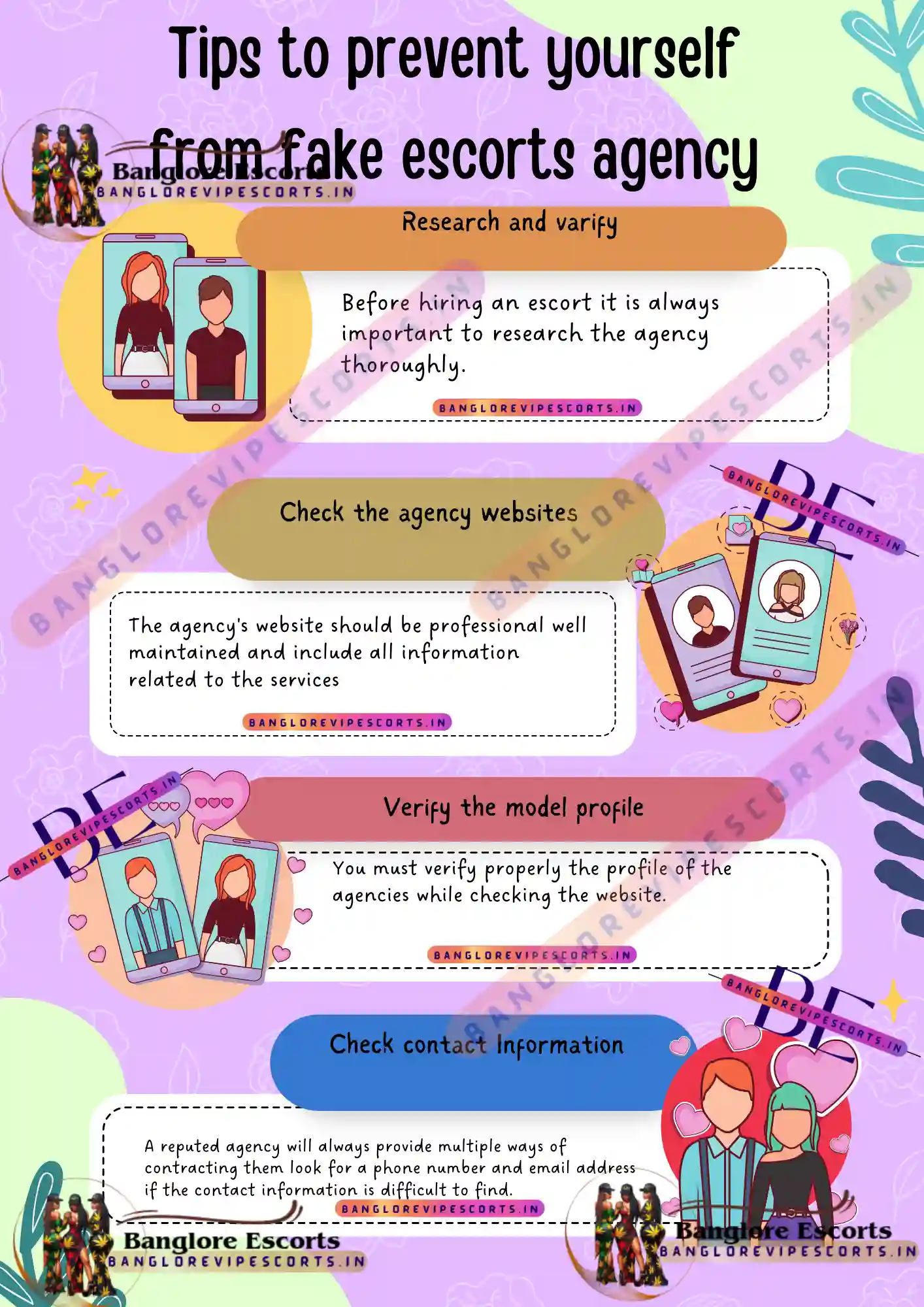 Steps to avoid fake escort agency