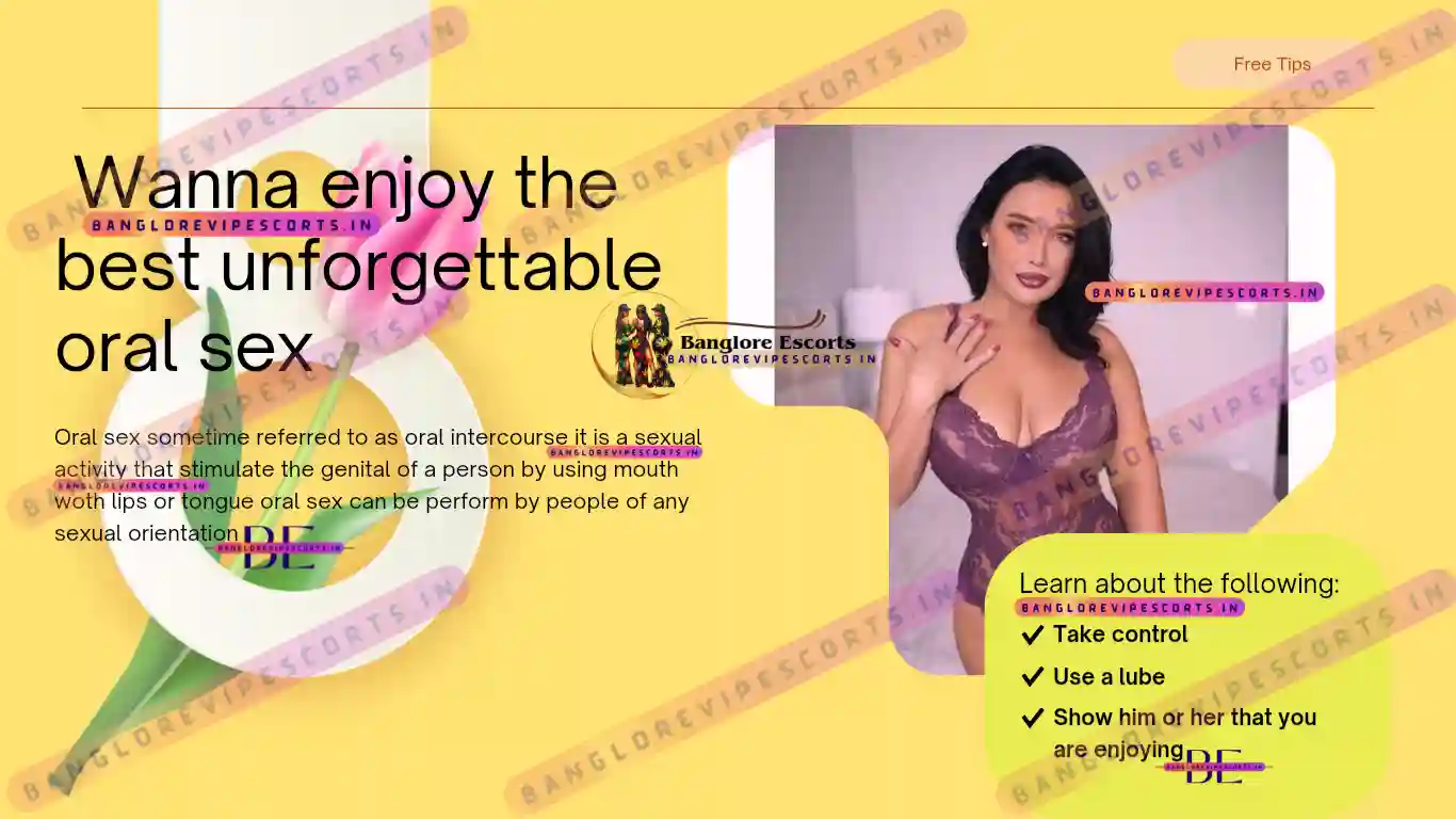 Enjoy oral sex with our escorts