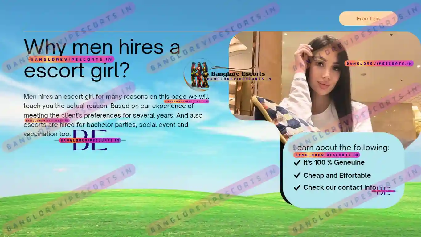 Why men hires escort?